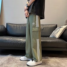 男春季新款三条杠时尚潮流休闲裤D73P36，男装休闲裤，星座1116-2