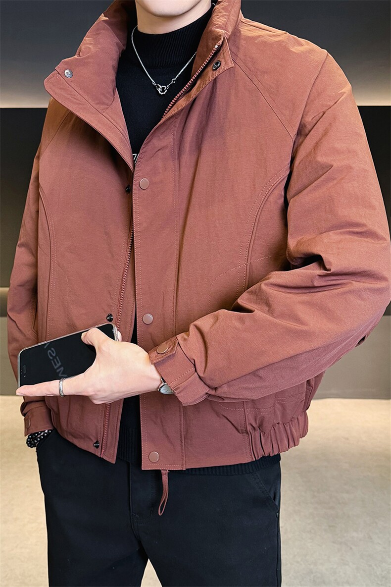 店主风2025年立领潮流时尚帅气保暖羽绒服男LMS2517-P280,男装羽绒服,电商D240-242