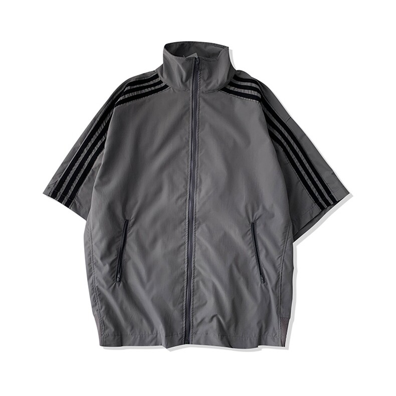 运动服装男套装短裤两件套洋气百搭情侣装三条杠601-1-TZ33,男装休闲套装,星座601-1