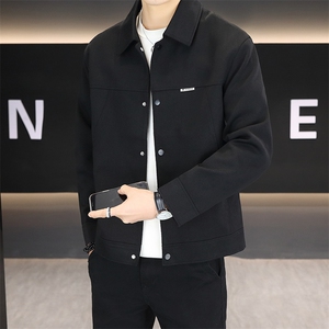 夹克男翻领外套型男商务休闲百搭青年外套夹克上衣N7952-P87图片