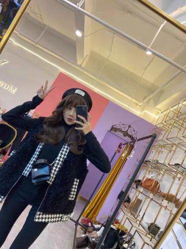 皮毛一体马夹二色三码，女装马夹，歌玛索 GMS