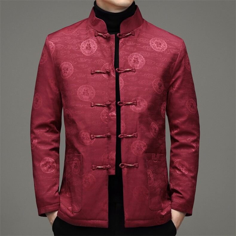 2023冬新款风立领长袖休闲爸爸装男羽绒服唐装SFT99178-P215,男装羽绒服,电商B212（原钱塘6029）