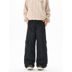 8XL-M三防登山工装羽绒裤男90白鸭绒冲锋裤子男YRK2001P118控158图片