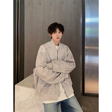 档口图短款夹克潮牌棒球服外套男女同款DY195-P80量大优，男装夹克，星座1213