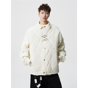仓库现货MY1112-特批80 秋冬棉衣加厚夹克领加棉外套刺绣棉服加厚图片