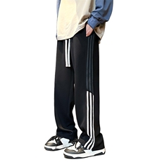 抖音品质2024新款条纹防水机能风宽松休闲裤，男装休闲裤，电商A409-1