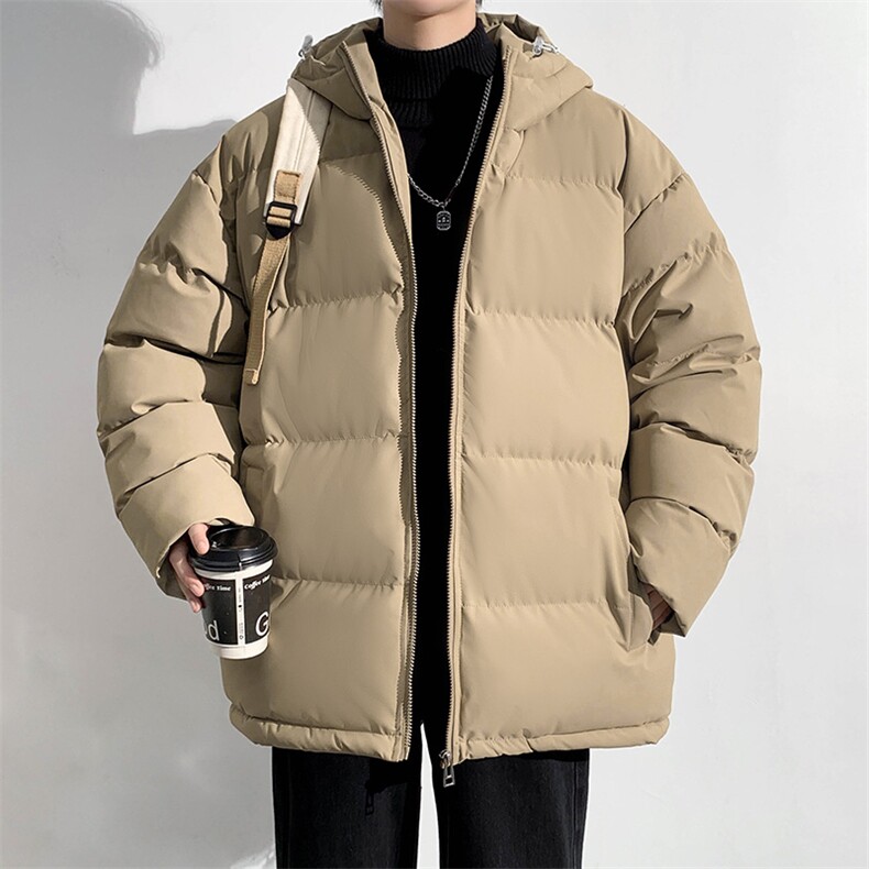 冬上新青少年加棉加厚棉服潮纯色清新连帽棉衣外套男女9979-P80,男装棉衣,电商A441-1