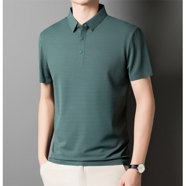 速干POLO衫男士2025夏季新款短袖上衣商务休闲T恤PL12356-P32,男装Polo衫,星座610（原A335）