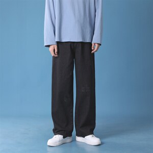 主推！秋冬新款蒙马特港风男女牛仔裤X715k004P50控78，男装牛仔裤，星座715