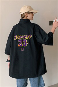 ！夏款港风冰丝衬衣男黑寸衫男白短袖衬衫男DXC283-P30图片