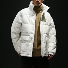 【】A003-HY002-P60冬装新款立领时尚棉衣加厚时尚黑墙，男装棉衣，电商A003