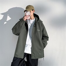 JK727-P46新款现货户外连帽夹克男冲锋衣外套，男装夹克，星座1204