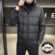 8808-P120【标50%白鸭绒】2025新款男士羽绒服立领保暖夹克，男装夹克，星座507A（原星座306B-2）
