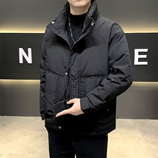 有标白鸭绒羽绒服男韩版潮流宽松冬季男士外套YR2503-P170，男装羽绒服，星座210-3