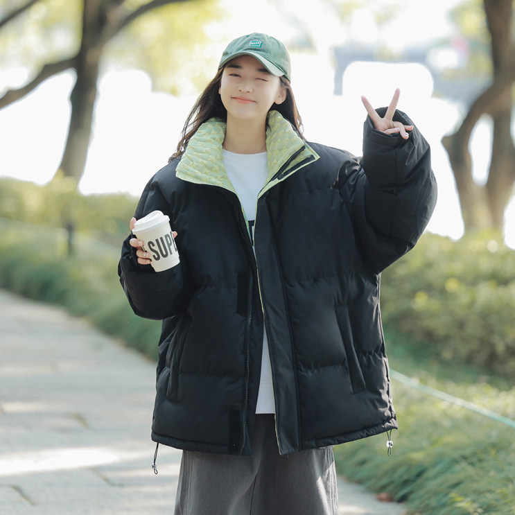 三防料 抖音品质 现货10W件 宽松加绒加厚棉衣外套棉服BM666特P85图片