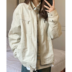 【001】立领外套女新款秋冬百搭宽松男女夹克上衣A079-JK39-P63，男装夹克，电商A079
