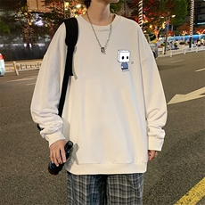 8XL圆领卫衣男超大码胖子肥佬大号长袖t恤S6400-P28，男装T恤，电商A040