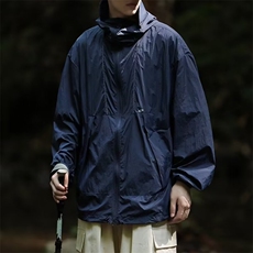 山系连帽防晒衣外套男潮牌户外登山休闲夹克冲锋衣1001-1SF012P38，男装夹克，星座1001-1