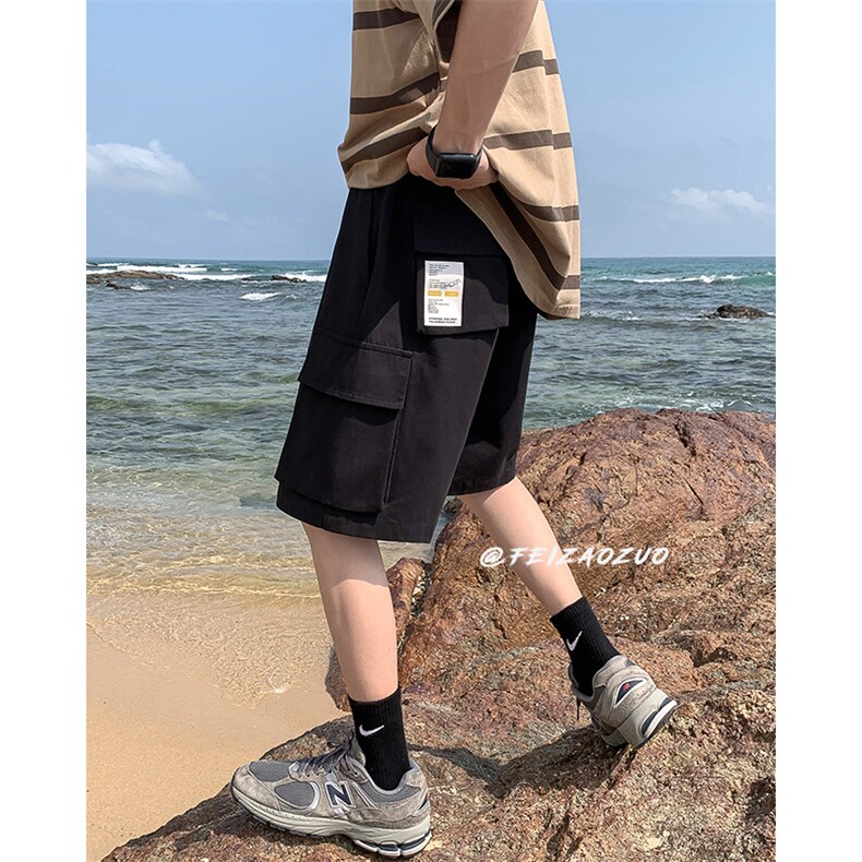 DF330-TP35-k48-2023夏季休闲短裤潮流百搭ins港风男生五分裤,男装休闲裤,电商A102-1