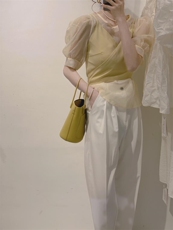 韩系两件套小衫，其它，驿谷