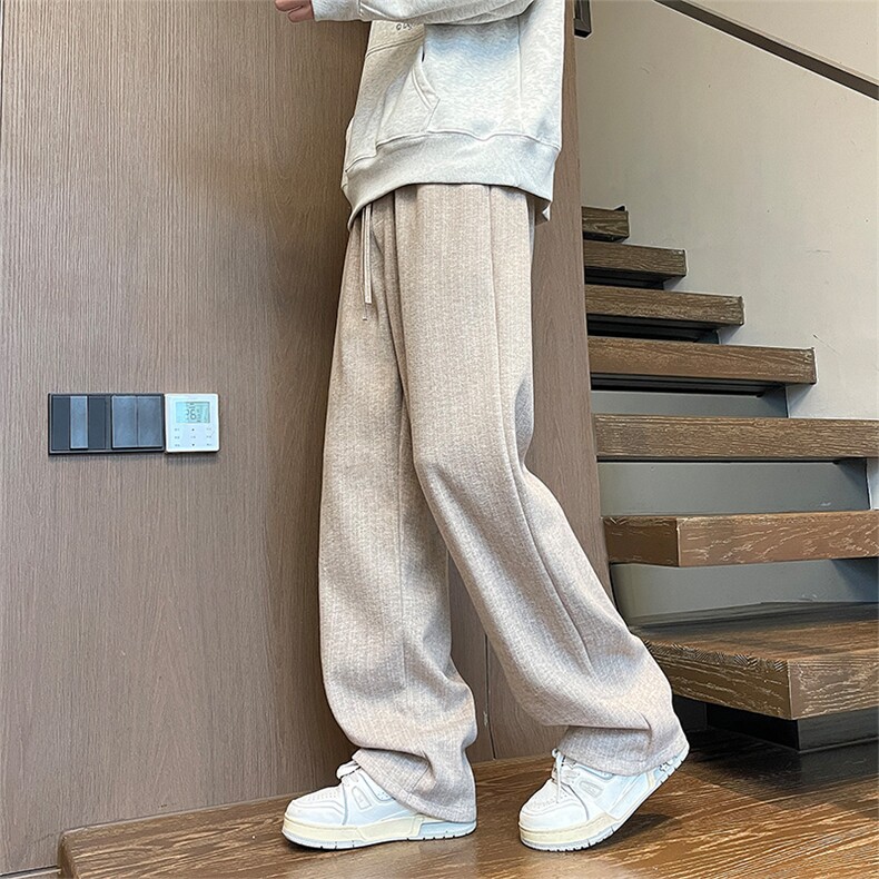 YK86115-P40加绒P46人棉%氨纶3%涤纶72%秋冬新款直筒卫裤男,男装休闲裤,电商A086-1