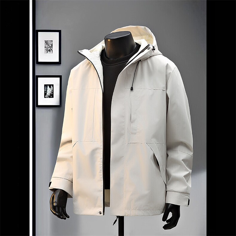 单冲户外冲锋衣登山港风防水拉链冲锋衣外套单冲JK9899P70，男装夹克，电商A128