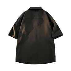 控价59风短袖绣花长袖衬衫印花风宽松版型百搭衬衫CS931P40，男装衬衫，电商A128