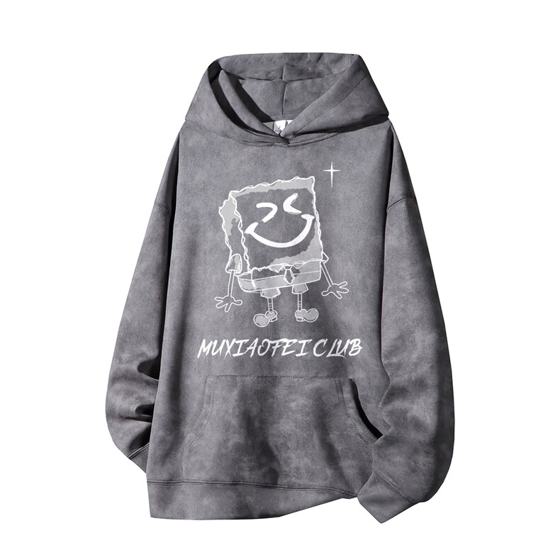 得物供货、重磅420克现货麂皮绒扎染卫衣HD019-1-WL25116ZR-P45,男装卫衣,电商019-1