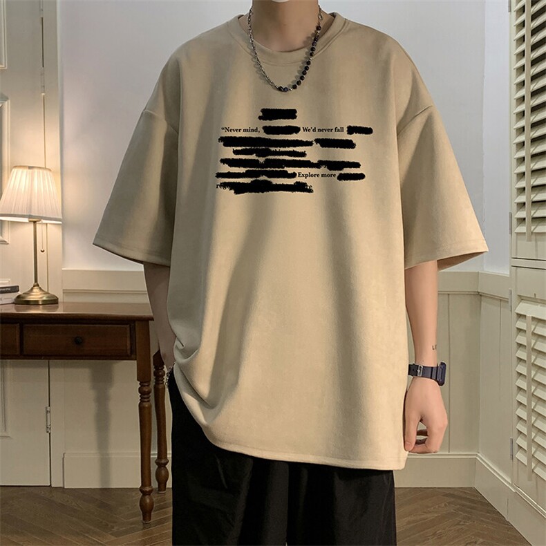 麂皮绒短袖t恤男大码半袖男JD82445-P25,男装T恤,电商A040