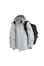 冲锋衣2025新款秋冬三合一户外防风登山运动外套A436-6688-P105，男装夹克，电商A436