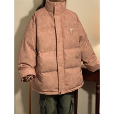 2025中性PU皮复古做旧金属设计棉衣男MY77102P130控198，男装棉衣，星座227-7