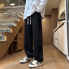 ！简约百搭男士华棉长裤直筒宽松卫裤WK2042常规特P40加绒50，男装休闲裤，电商B220