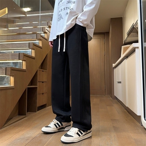 ！简约百搭男士华棉长裤直筒宽松卫裤WK2042常规特P40加绒50图片