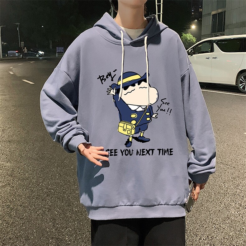 WY2240-P35纯棉连帽卫衣男大码运动帽衫宽松薄外套男,男装卫衣,电商A040