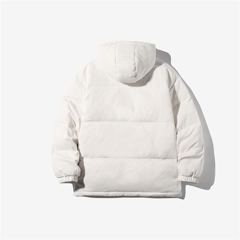 白底冬季简约时尚字母印花白鸭绒短款羽绒服外套YR131P225控298,男装羽绒服,电商A247-1