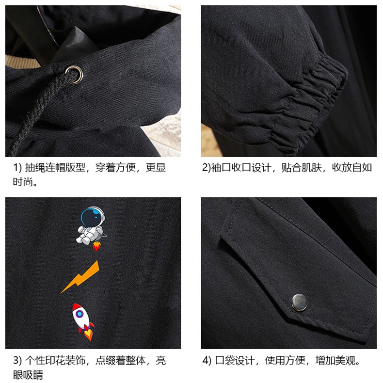JK41165-P85加棉款-P115纯棉连帽夹克男士大码工装夹克男砖墙,男装夹克,电商A040A