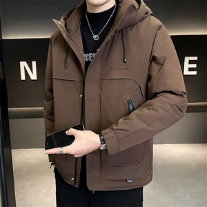 店主风 2025年男士秋冬二棉加棉加厚夹克连帽棉服M1123-P105图片