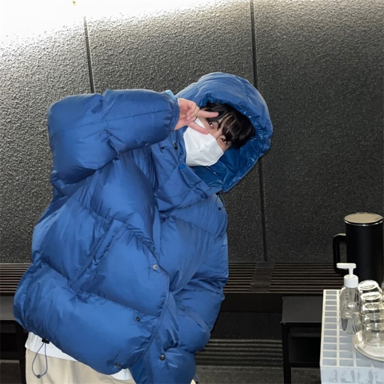 816B-WT039-P125 韩阔版加厚保暖棉衣宽松面包服棉袄外套图片