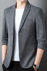 男士春秋季薄款时尚西装休闲西服中年韩版便服单西男装外套潮，男装西服，电商B212（原钱塘6029）