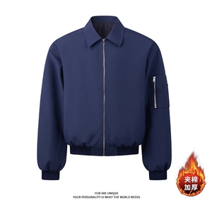 冬季新款夹棉加厚短款飞行棉服男复古百搭外套 5D1180-TP5598图片
