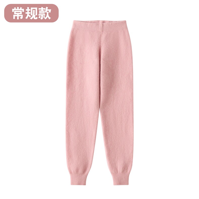 儿童山羊绒裤男童女童加厚保暖裤针织打底裤大童毛裤中厚靴裤,童装裤子,跳跳羊儿童羊绒衫
