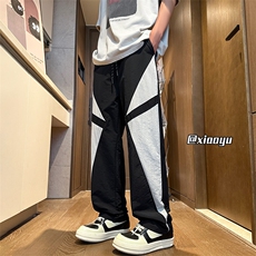 XZ616夏季薄款速干裤撞色拼接设计感长裤TY1005M-5XL特P35控68，男装休闲裤，星座512A（原616）