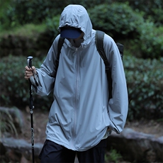 冰丝防晒衣男潮牌夏季薄款山系户外美式机能冲锋衣外套F9247-P35，男装夹克，星座308B-1