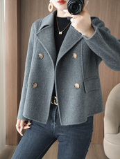 2025年秋季新款女士百搭开衫，女装针织衫/毛衣，乾庄羊绒