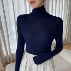 人字纹~无缝堆堆领~扬子精纺羊毛衫女2025秋冬套头针织薄款毛衣,女装针织衫/毛衣,暖绒情旗舰店,工厂直供 人字纹~无缝堆堆领~扬子精纺羊毛衫女2025秋冬套头针织薄款毛衣,女装针织衫/毛衣,暖绒情旗舰店,工厂直供