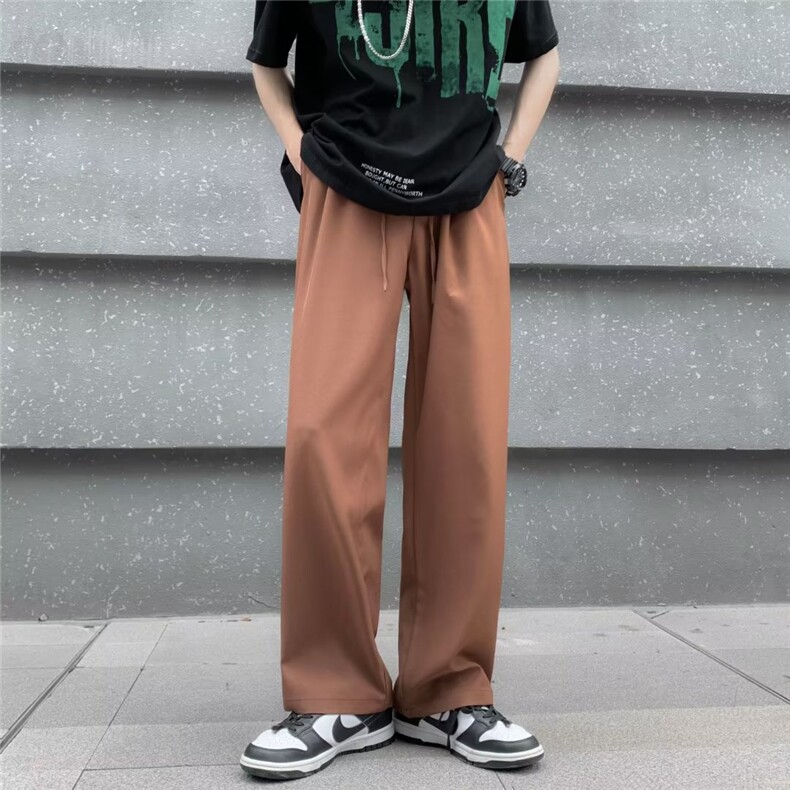 男港风免烫西装布半松紧休闲裤西裤K450P35,男装休闲裤,星座1116-2