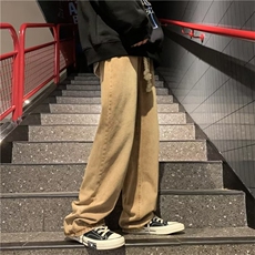 牛仔裤男秋季潮大码休闲裤子高街T1620P46，男装牛仔裤，星座1116-2