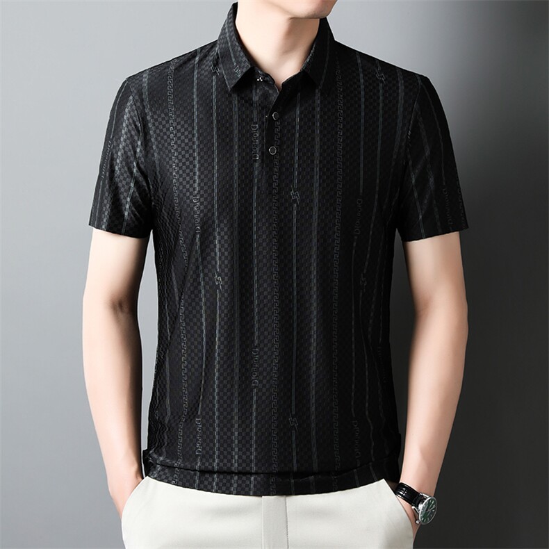 夏季中青年男士商务休闲短袖打底T恤时尚潮流上衣HD8375-P60,男装T恤,星座1105-3