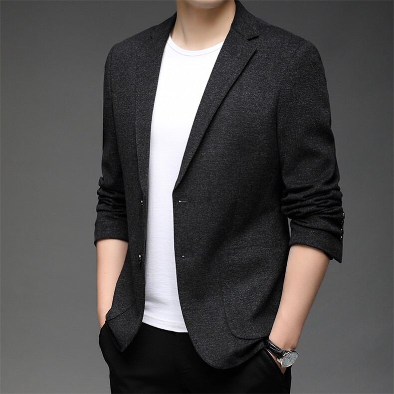 3311男士2023秋新款长袖西服休闲外套单装西装P155,男装西服,电商B360