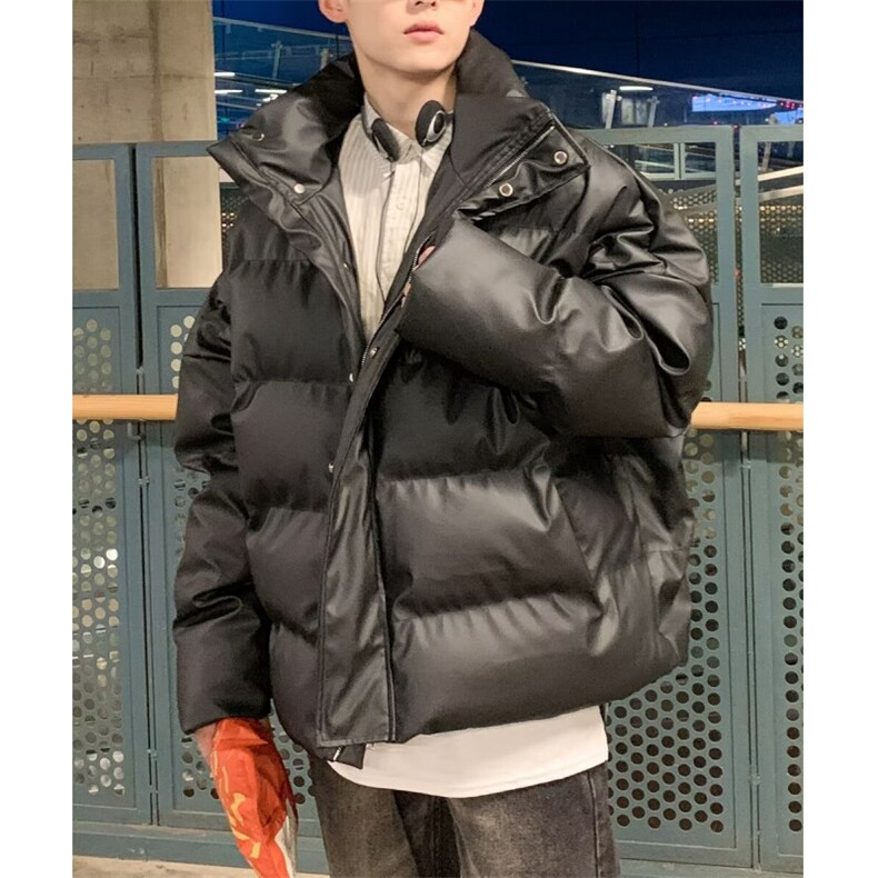 加绒加厚男立领棉衣保暖棉袄面包服外套MA228 P88图片